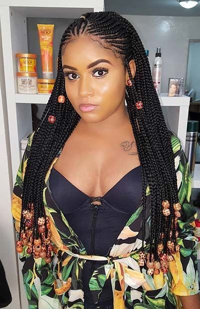 Trendy ideas for braids hairstyles 2018, Artificial hair integrations: Box braids,  Braids Hairstyles,  Hair Care,  Black hair  