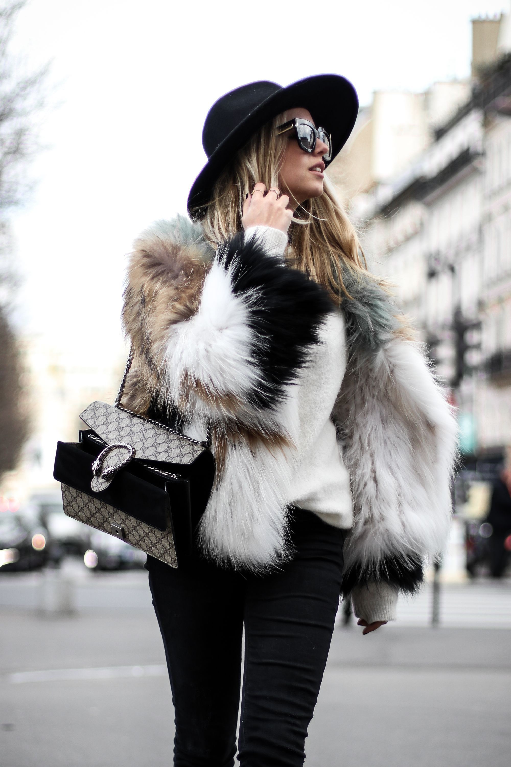 Most popular suggestions for fur clothing, London Fashion Week: Fur clothing,  fashion blogger,  Fake fur,  Louvre Museum,  Fur Coat Outfit  