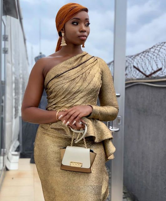 Bam bam bbnaija on yellow dress: African Dresses,  Aso ebi,  Aso Ebi Dresses  