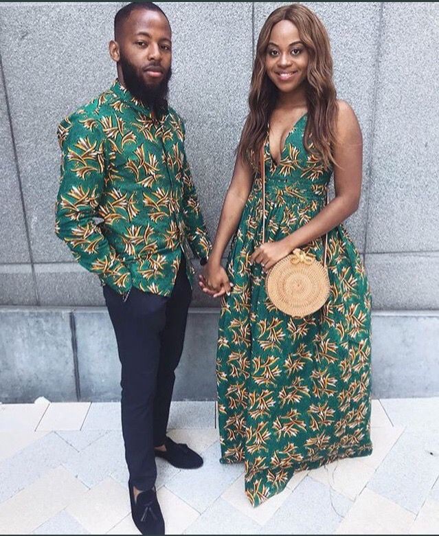 Matching african attire for couples: Wedding dress,  African Dresses,  wedding suit,  Matching Couple Outfits  