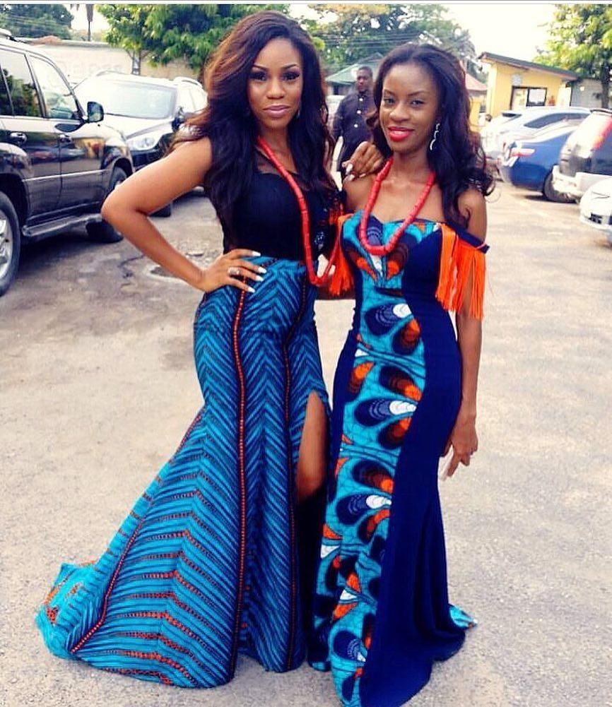 Lovely ideas for electric blue, Aso ebi: Aso ebi,  Ankara Dresses  