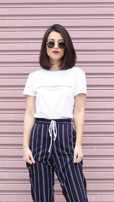 Casual Outfits For Short Hair, Corte de cabello, Artificial hair integrations: Casual Outfits,  Bob cut,  Long hair,  Hairstyle Ideas,  Brown hair,  Short hair,  Layered hair  