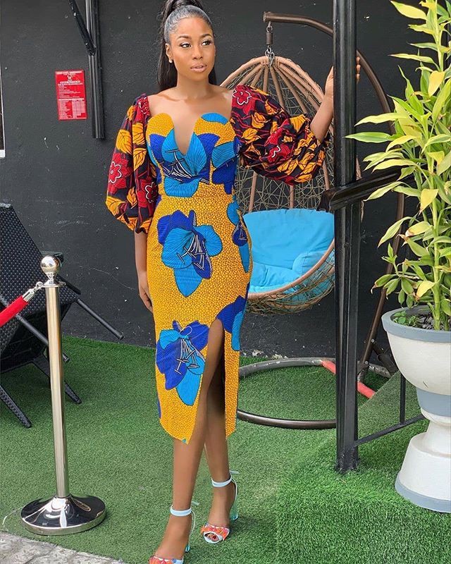 Ankara long gown styles, Formal wear: Evening gown,  Aso ebi,  Ankara Outfits,  Formal wear  