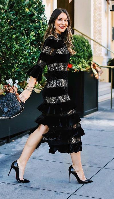 Can't afford to miss these carriebradshawlied winter outfit, Little black dress: winter outfits,  party outfits  