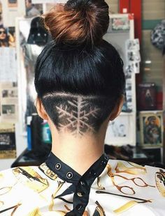 Check out these top 25 snowflake hair design, Hair tattoo: Long hair,  Hair Care,  Bob Hairstyles,  Black hair,  Hair tattoo  