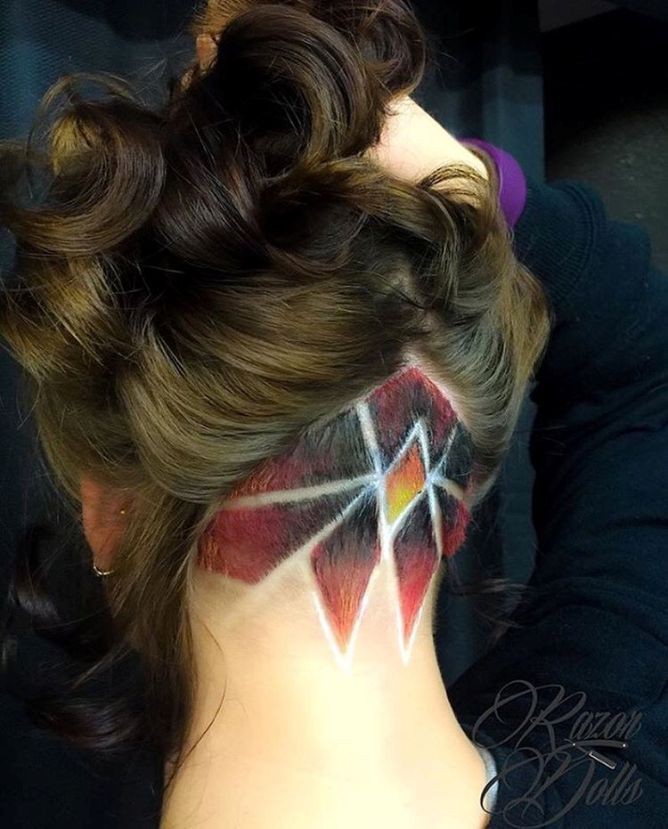 Do you see these undercut abstract, Long hair: Bob cut,  Long hair,  Hair Color Ideas,  Hairstyle Ideas,  Pixie cut,  Bob Hairstyles,  Buzz cut  