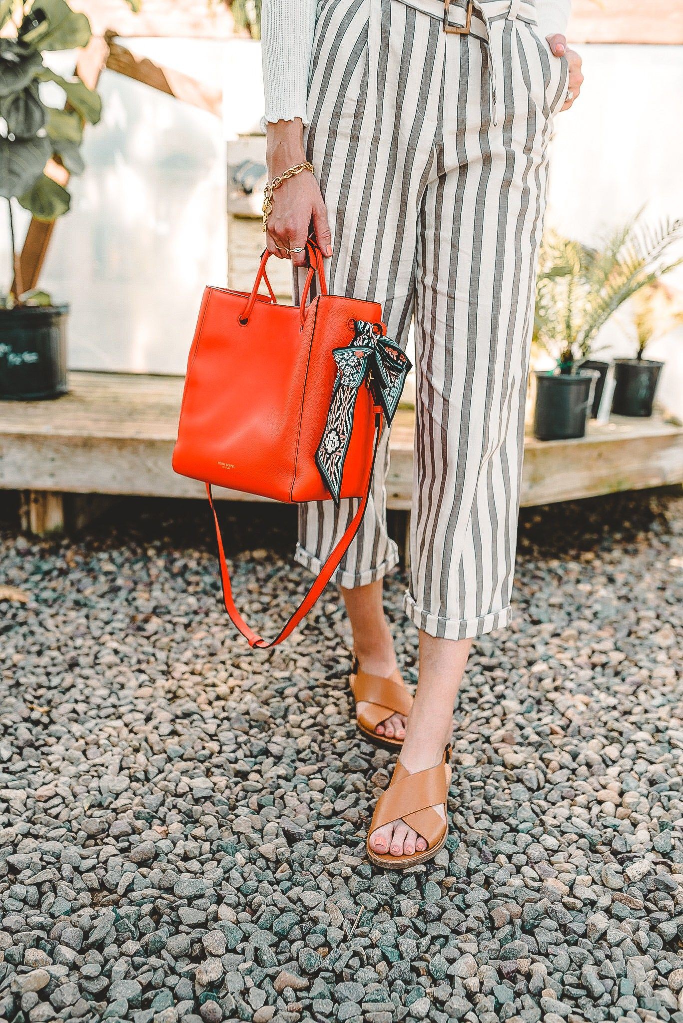 Cute Striped Pant Outfit: Henri Bendel,  Pant Outfits  