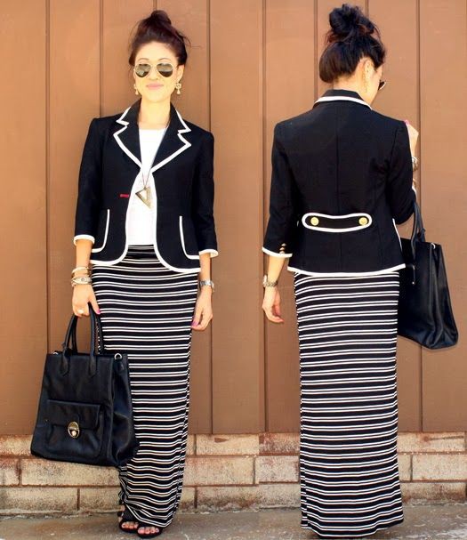 Clothing ideas with formal wear, maxi dress, uniform: Long Skirt,  Maxi dress,  Formal wear,  Street Style,  Skirt Outfits  