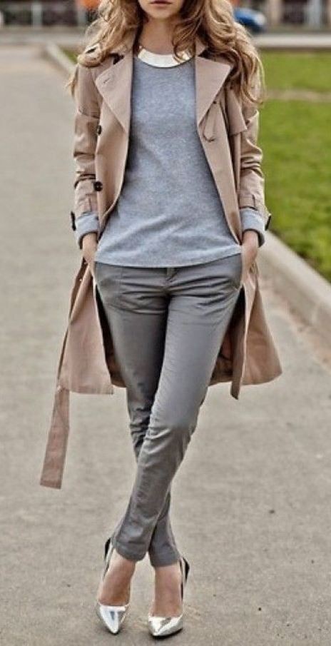 Beige and brown dresses ideas with business casual, fashion accessory, trench coat, workwear: Business casual,  Trench coat,  Fashion accessory,  Casual Outfits,  Burberry Trench  