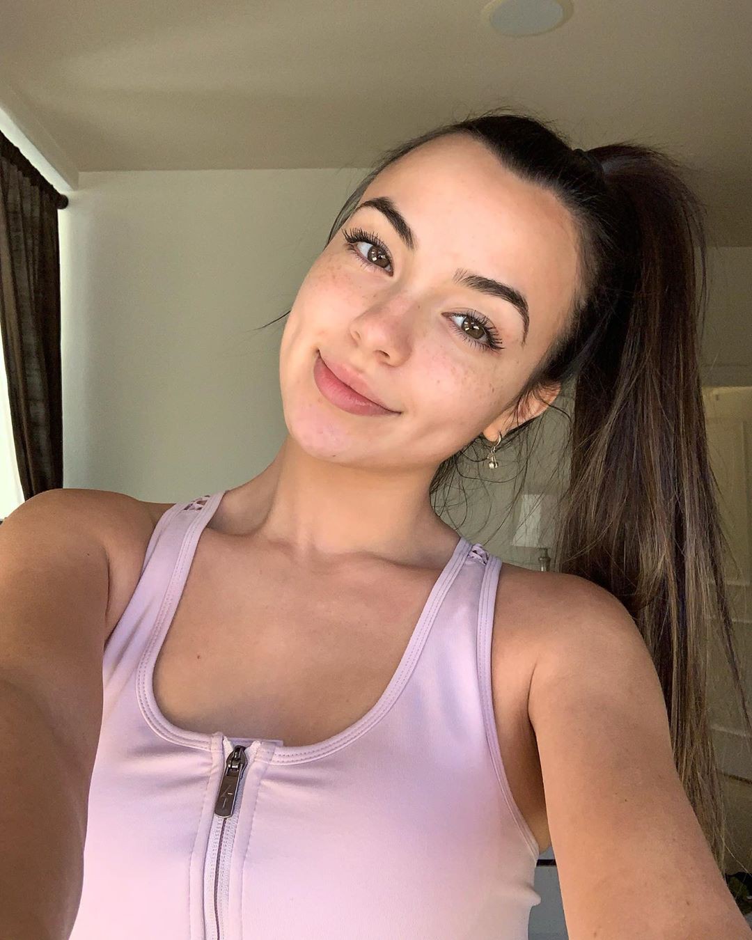 Vanessa Merrell Black Hair Color, Long Hair Ideas, Hair Style: Long hair,  Brown hair,  Black hair,  Hairstyle Ideas,  Cute Girls Instagram,  Cute Instagram Girls,  TikTok Star Vanessa Merrell  