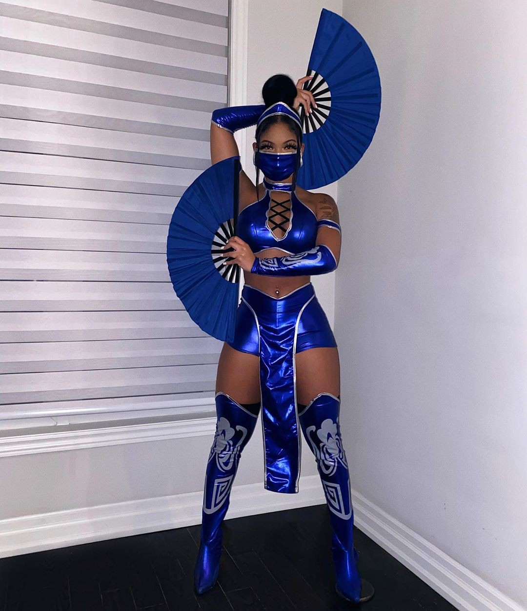 Electric blue and cobalt blue sports uniform, wardrobe ideas, fictional character: Cobalt blue,  Electric blue,  Instagram girls,  Electric Blue And Cobalt Blue Outfit,  Fictional Character,  Sports Uniform  