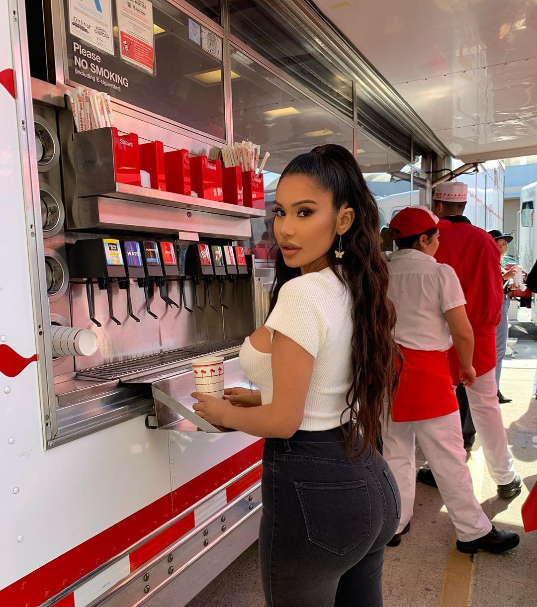 Janet Guzman tights dress for women, photography ideas, Long Hair Girl: Instagram girls,  Red Tights  