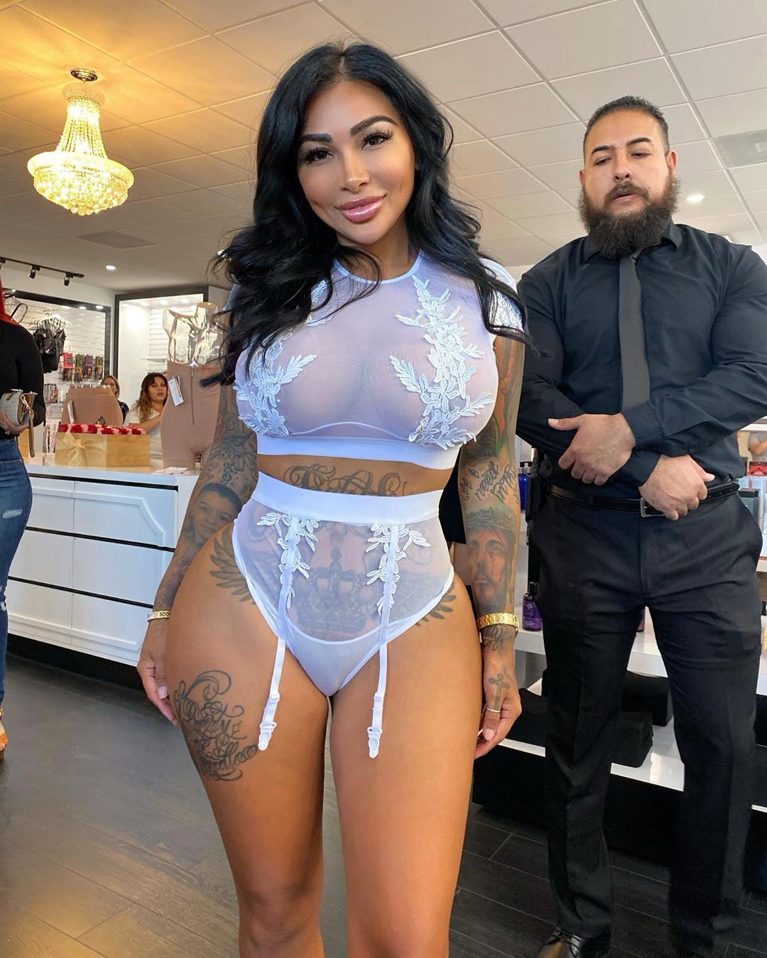 Brittanya Razavi lingerie dress for girls, female thighs, legs photo: Lingerie,  Instagram girls,  Undergarment  