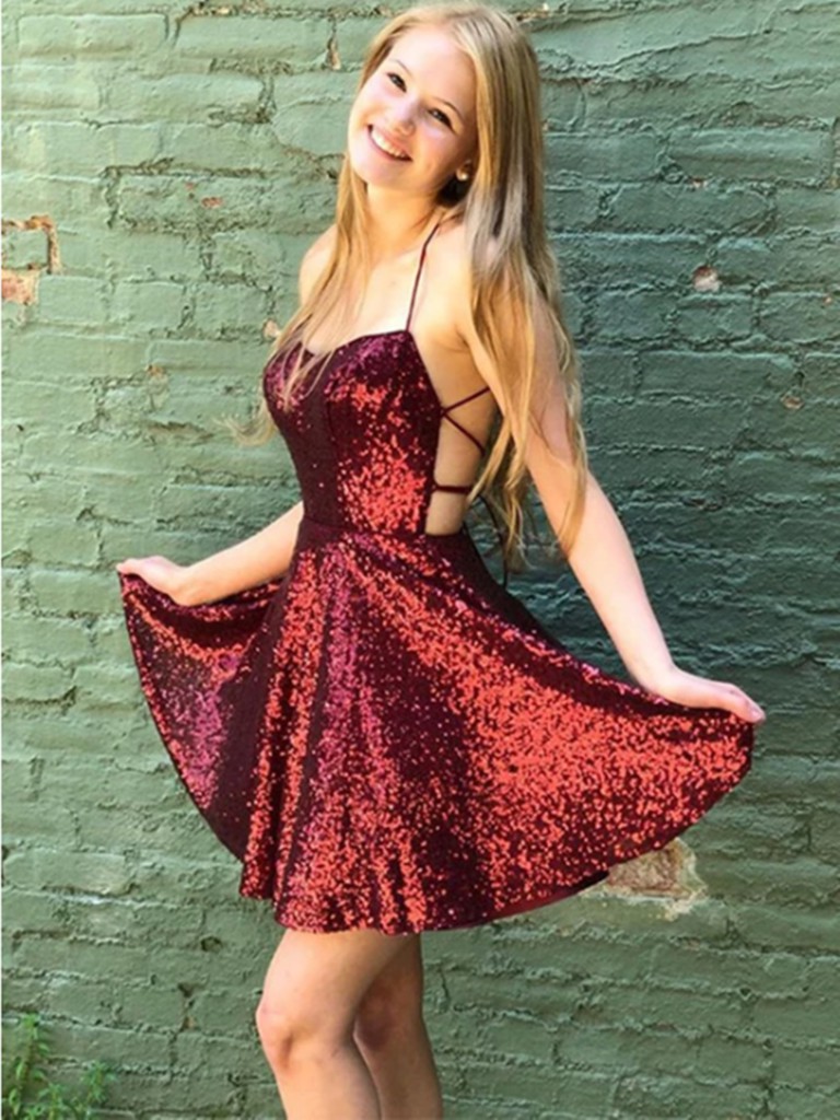 Fashion nova collection red hoco dresses, spaghetti strap, cocktail dress, fashion model, party dress, a line: party outfits,  Cocktail Dresses,  Spaghetti strap,  fashion model,  Prom Dresses,  Pink And Red Outfit,  Red Dress  