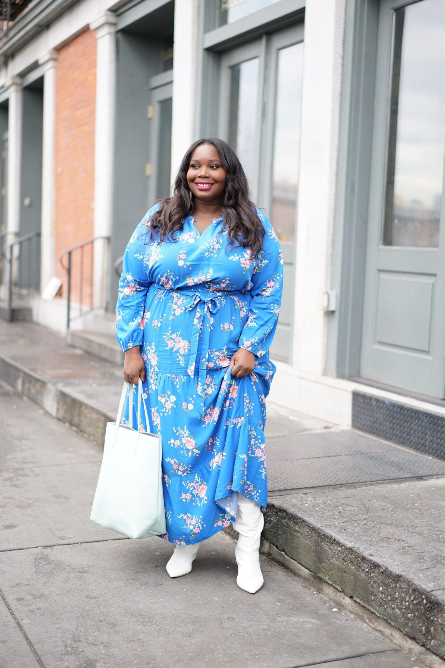 Electric blue colour outfit, you must try with: Cobalt blue,  Electric blue,  Street Style,  Plus size outfit,  Electric Blue And Cobalt Blue Outfit  