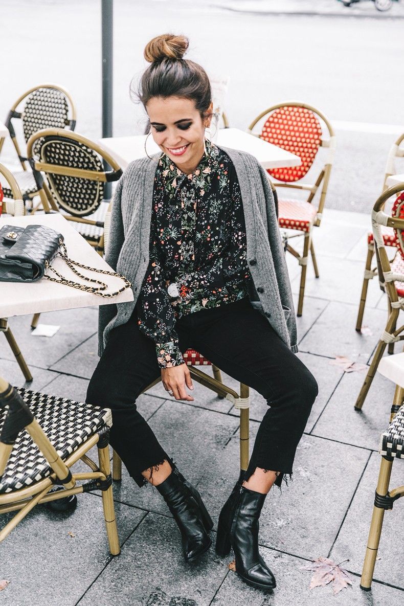 Floral shirt outfit women, street fashion, photo shoot, crop top, t shirt: Crop top,  T-Shirt Outfit,  Street Style,  Floral Top Outfits  