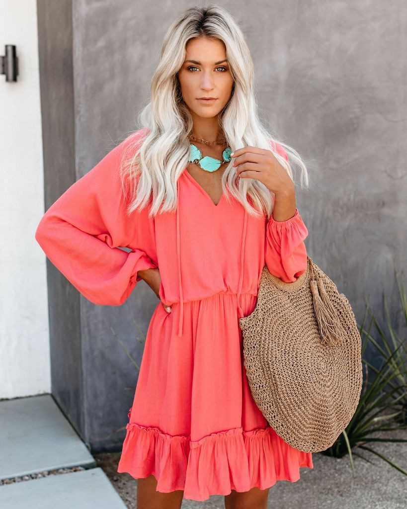 Orange and pink outfit with skirt, top: fashion model,  Street Style,  Orange And Pink Outfit,  Orange Outfits,  Orange Dress  