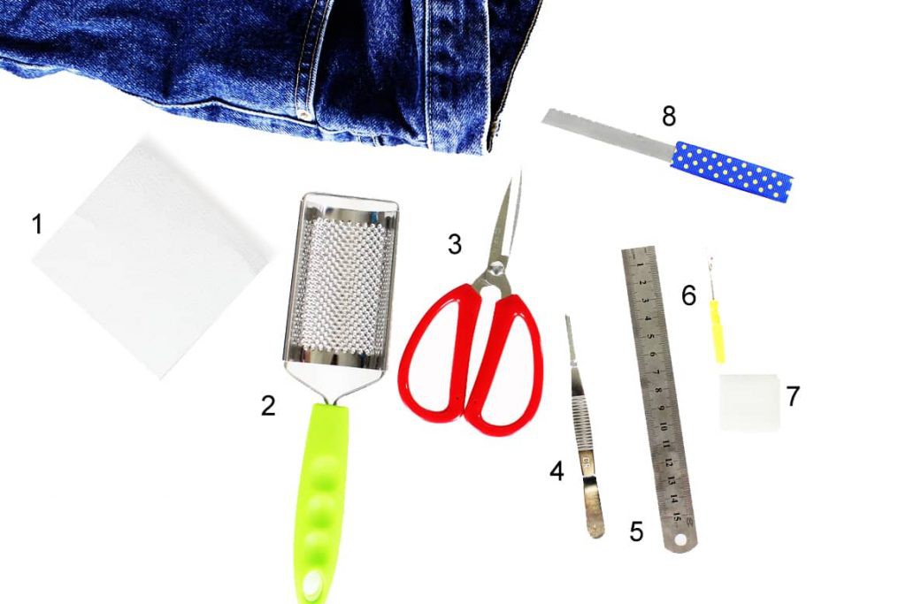 How To Fray Jeans Easily | Step By Step Process: 