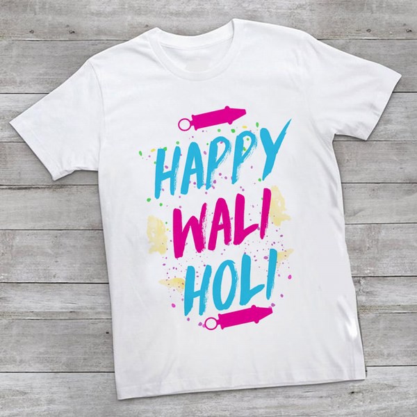 Holi T-shirts - Custom Kids Family Holi T Shirt Online: 