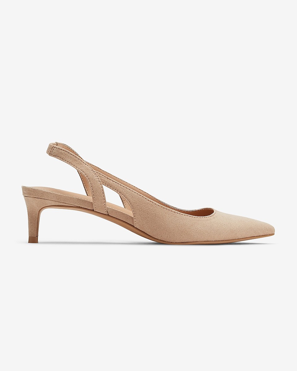 Slingback Kitten Heels | Express: 