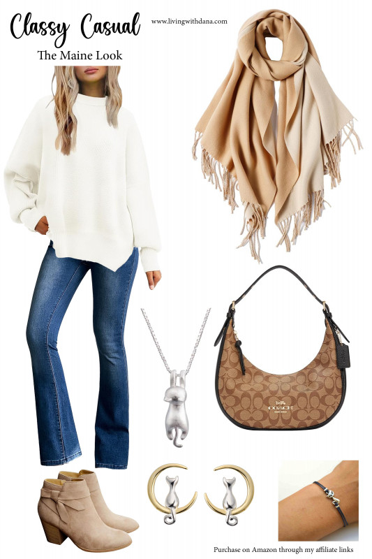 Classy, casual outfit: 