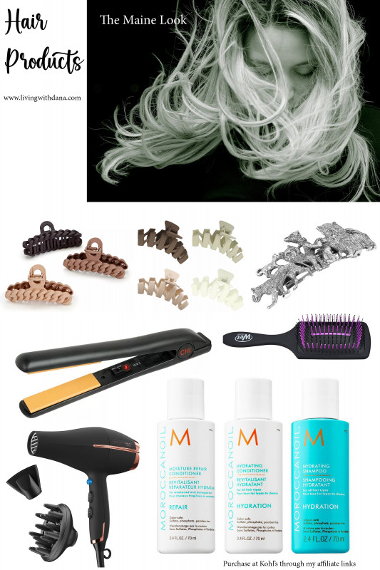 Hair products for a beautiful mane: 