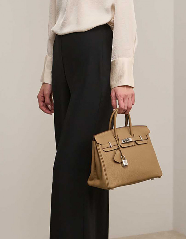 Hermès Birkin 25 Biscuit Togo: 