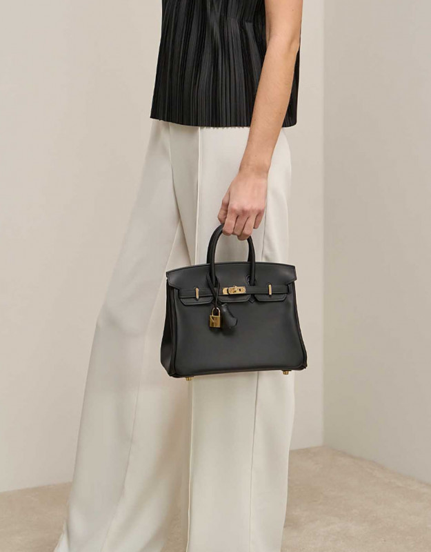 Hermès Birkin 25 Black Togo: 
