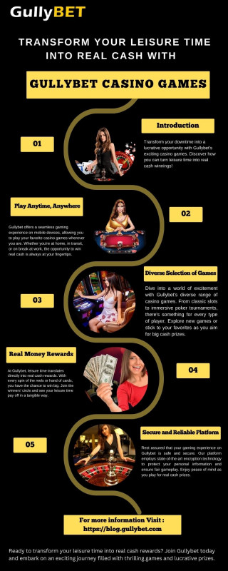Transform Your Leisure Time into Real Cash with Gullybet Casino Games: 