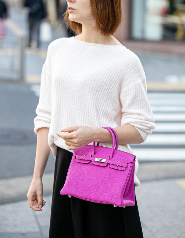 Hermès Birkin 25 Magnolia Togo: 