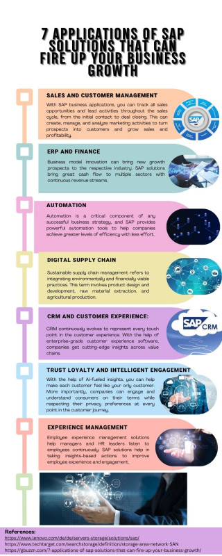 7 Applications of SAP Solutions That Can Fire Up Your Business Growth: 