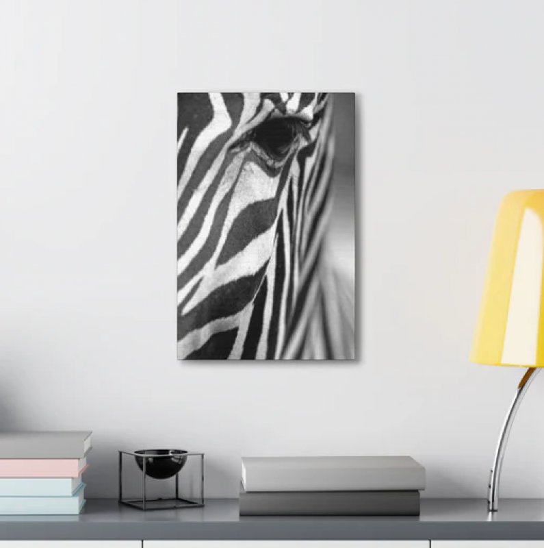 Zebra Wall Art Canvas