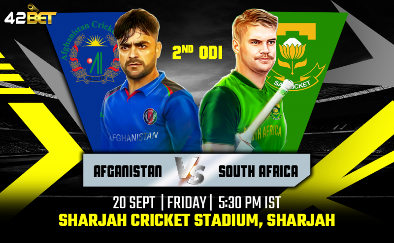 AFG vs RSA, 2nd ODI, Afghanistan v South Africa in UAE, 2024: 