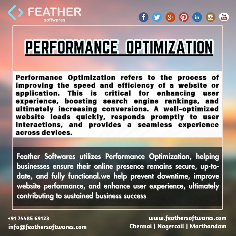 Performance Optimization services in Nagercoil: 