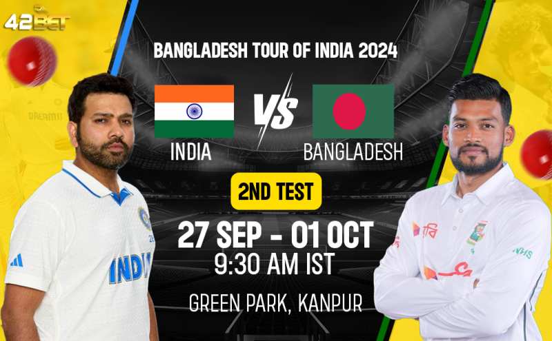 Fantasy Cricket Predictions & Betting Tips | India vs Bangladesh 2nd Test 2024 – Top Players, Live Scores & Stats: 