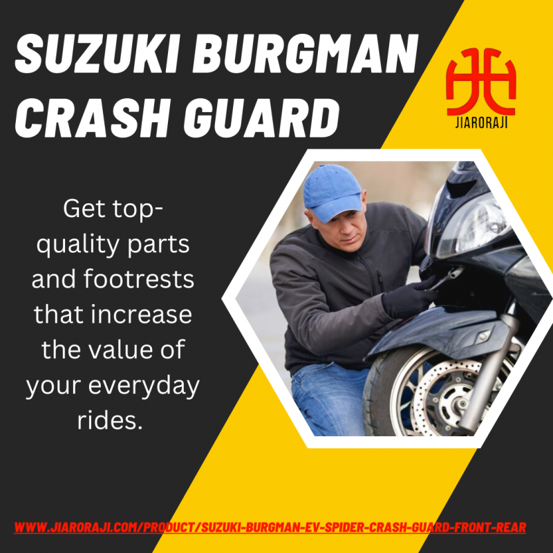 Suzuki Burgman Crash Guard – Ultimate Protection for Your Scooter: 