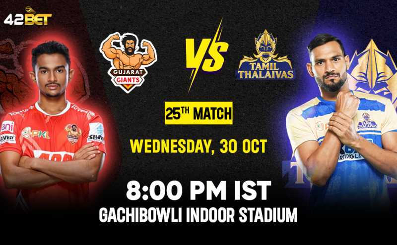 Indian Kabaddi League 2024: Gujarat vs Tamil Match Prediction & Top Fantasy Kabaddi Tips: 