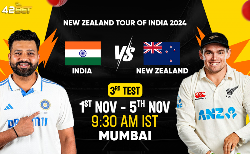 India vs New Zealand 3rd Test match 2024: Match Prediction, Playing XI, & Fantasy Tips: 