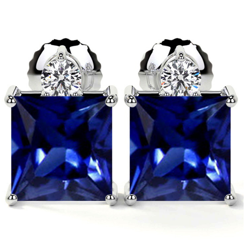 Best Natural Sapphire Earrings: 