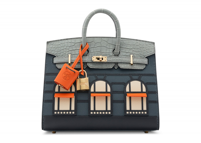 Hermès Birkin 20 Gris Ciment 0V Swift: 