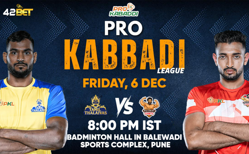 Indian Kabaddi League 2024: Tamil vs Gujarat Match Prediction, Fantasy Tips & Lineups: 