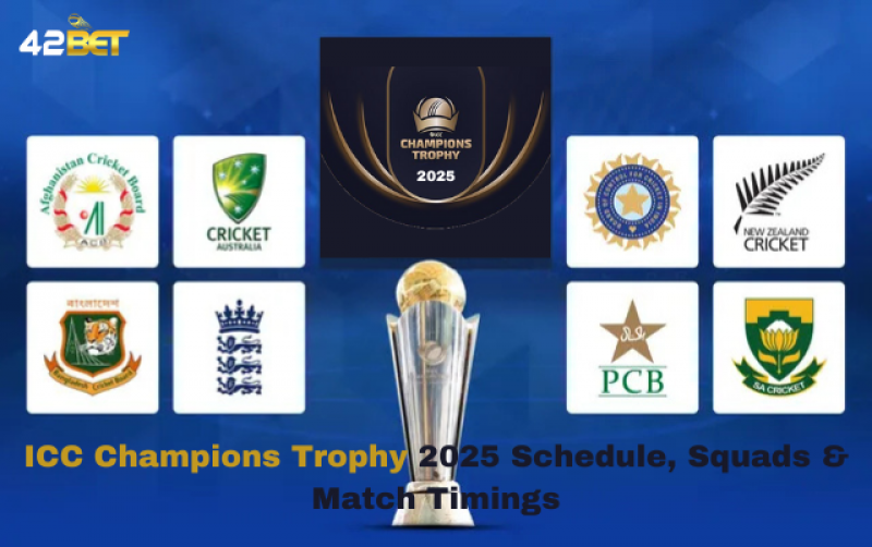ICC Champions Trophy 2025 Schedule, Squads & Match Timings Latest Updates: 