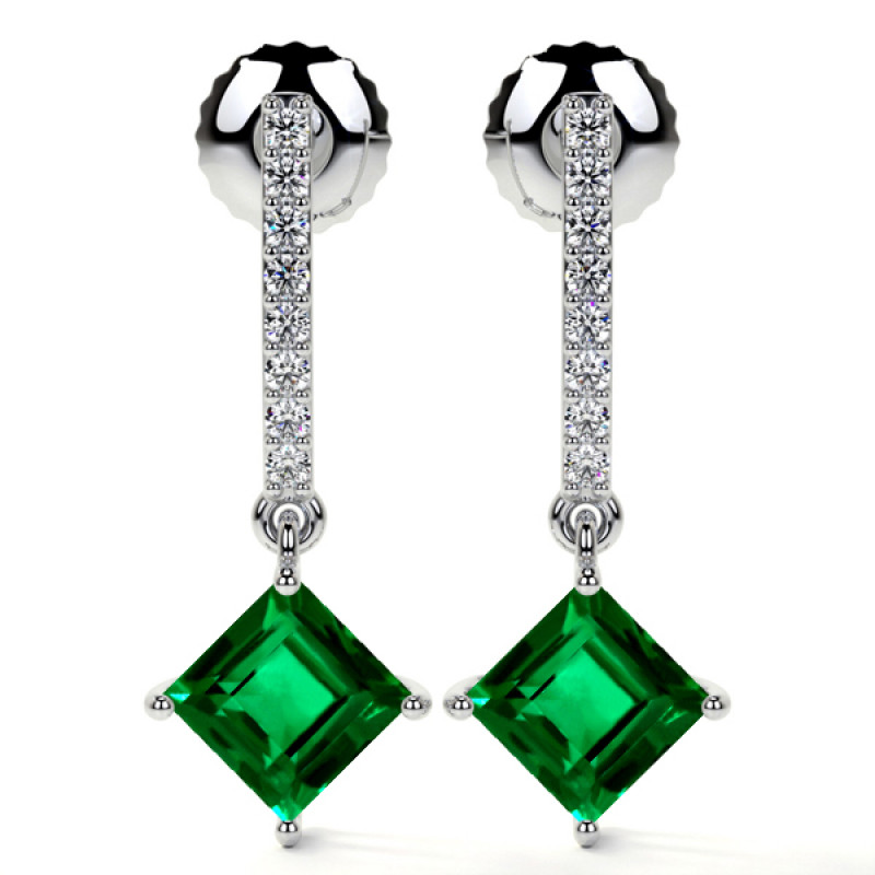Untreated Brazilian Origin Alexandrite Earrings
