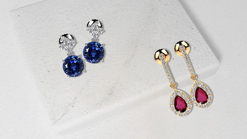 Explore Real Beauty Of Elegant Gemstone Earrings: 