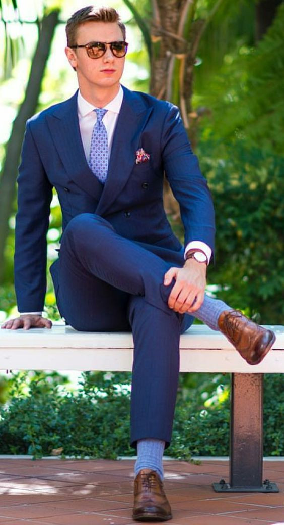 Dark Blue And Navy Suit Jackets Tuxedo, Interview Ideas With Dark Blue And Navy Casual Trouser, Blazer: 