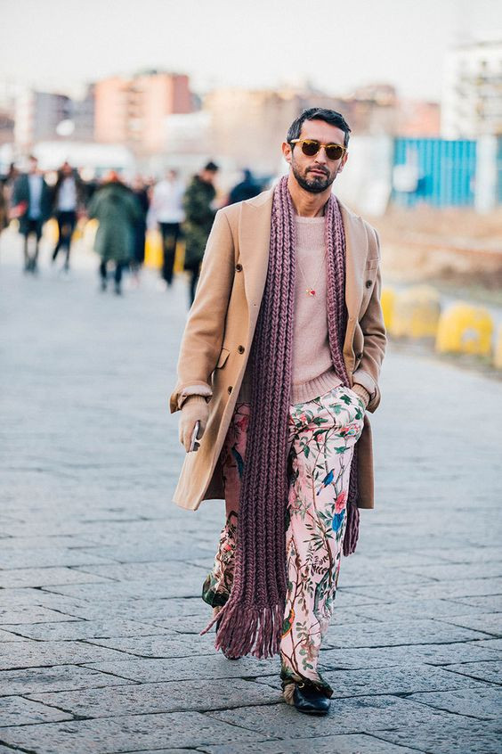 Beige Winter Coat, Scarf Outfits With, Colors That Go Together Clothes: 