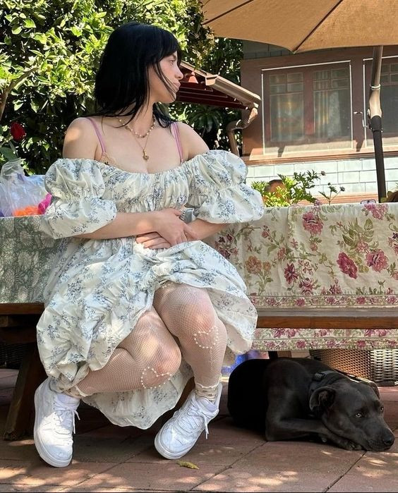 Billie Eilish Hot Pictures: billie eilish in a dress,  when i was older (music inspired by the film roma),  Billie Eilish,  Teen Vogue,  bad guy  